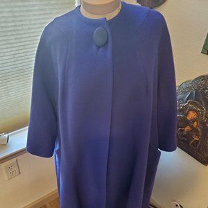 vintage purple wool coat (1950's)